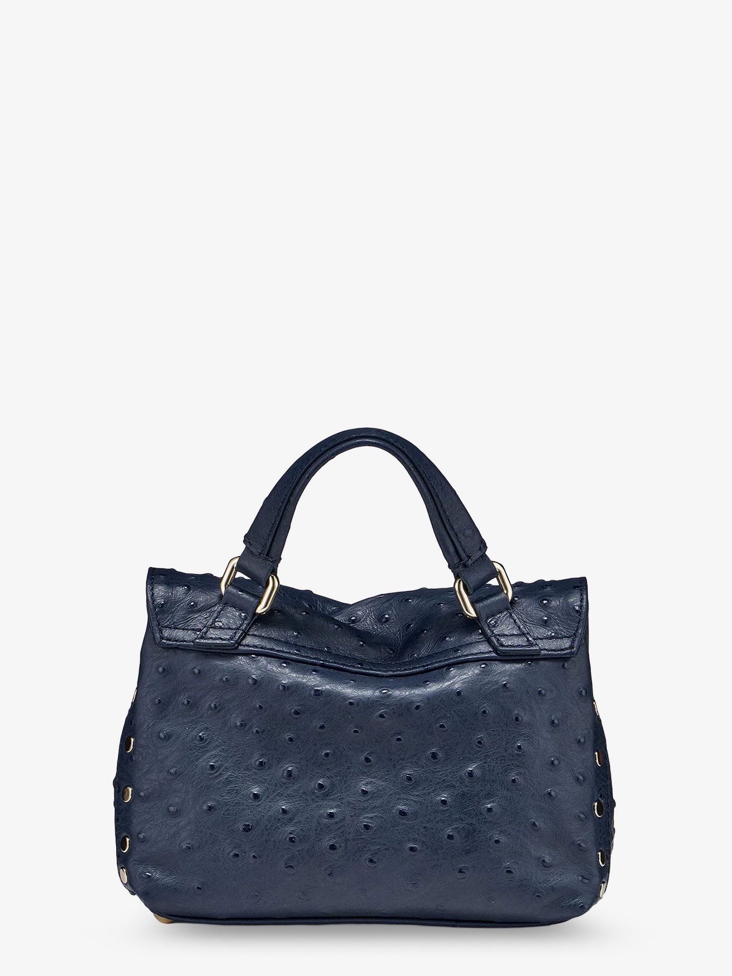 Zanellato Women's Postina Cactus Leather Crossbody Bag Blue