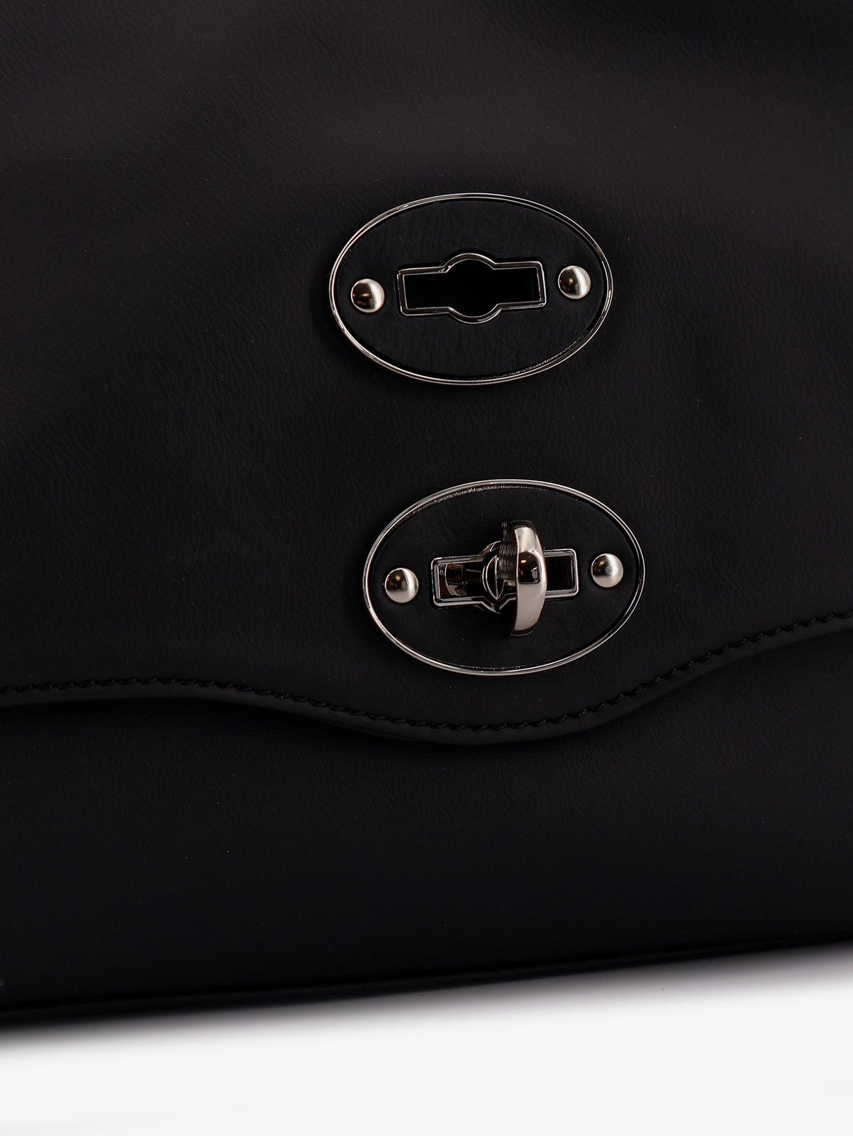 Zanellato Women's Postina Leather Crossbody Bag Black