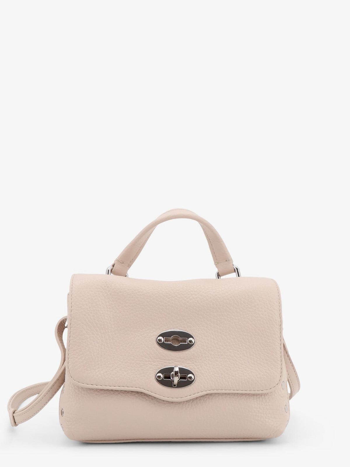 Zanellato Women's Postina® Baby Hammered Leather Crossbody Bag White