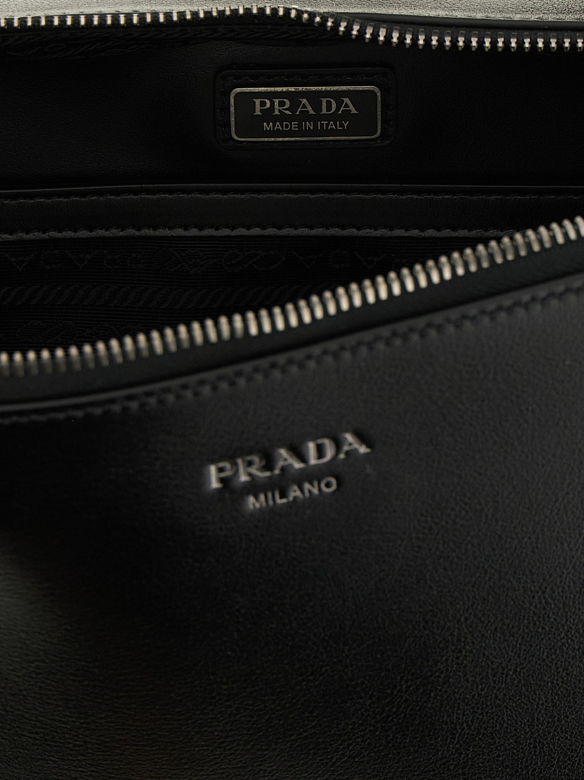 PRADA Prada Brique Crossbody Bag Black
