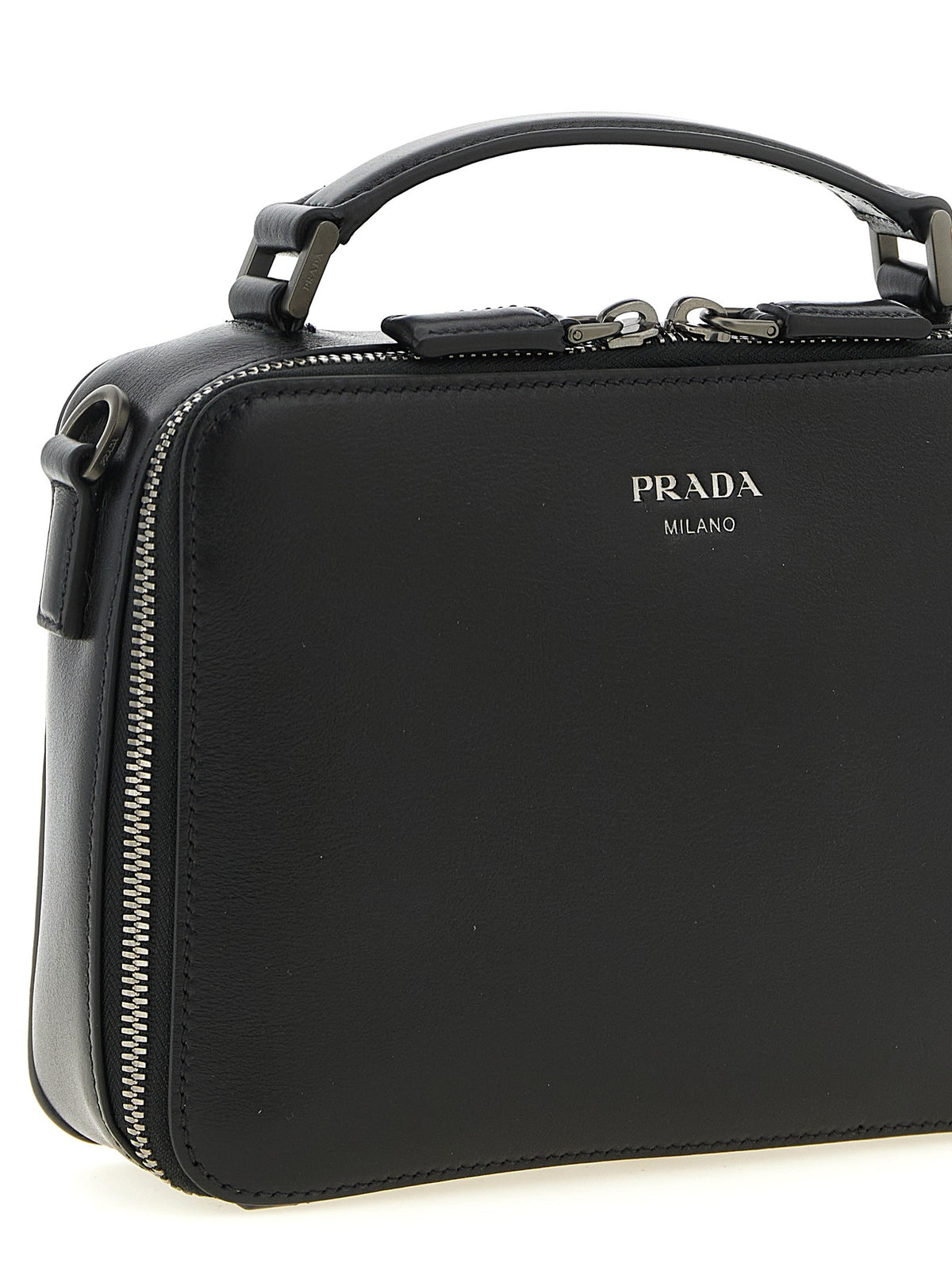 PRADA Prada Brique Crossbody Bag Black
