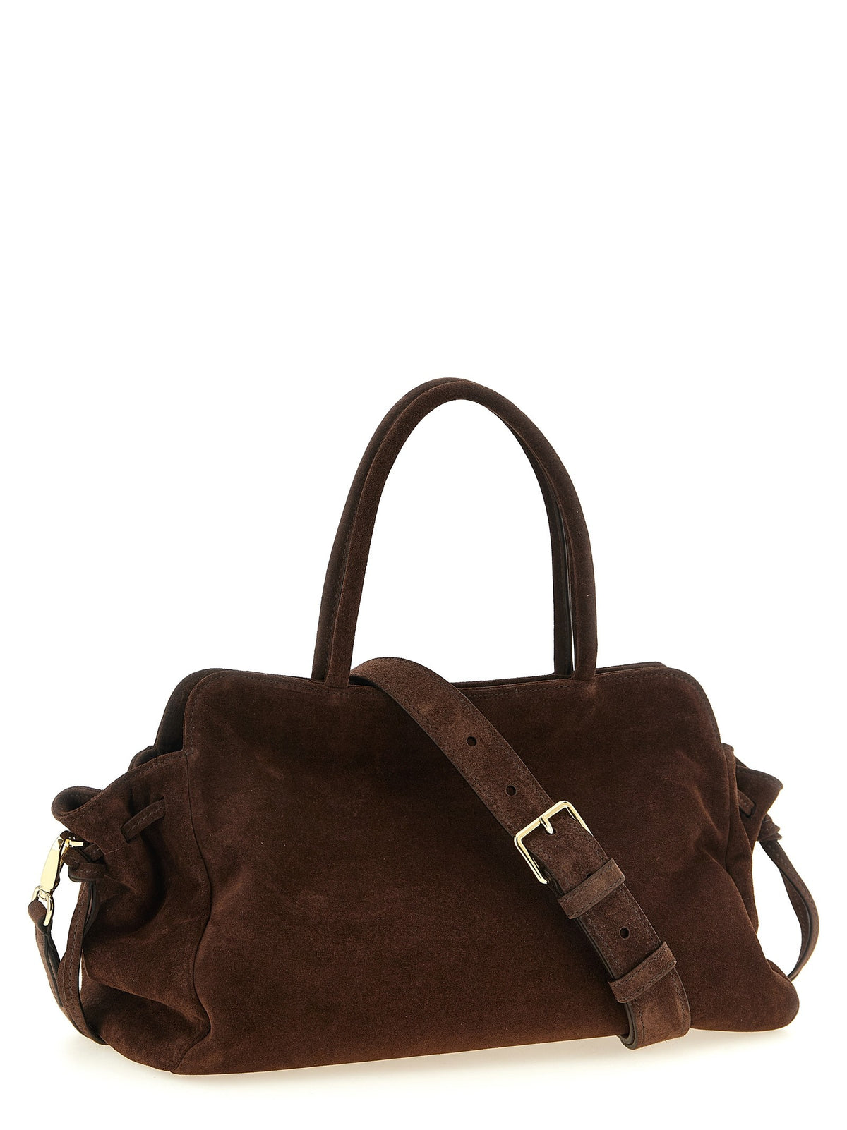 PRADA Prada Carry Large Shoulder Bag Brown