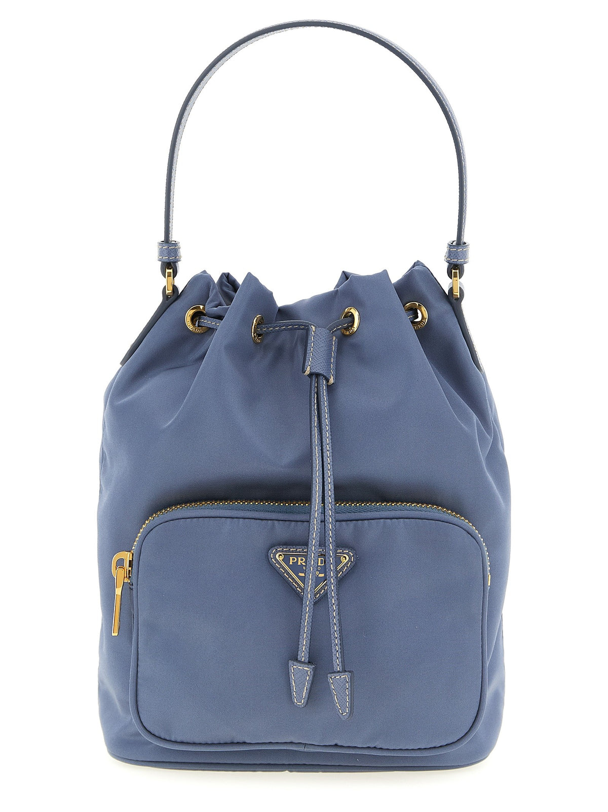 PRADA Prada Duet Bucket Bag Blue