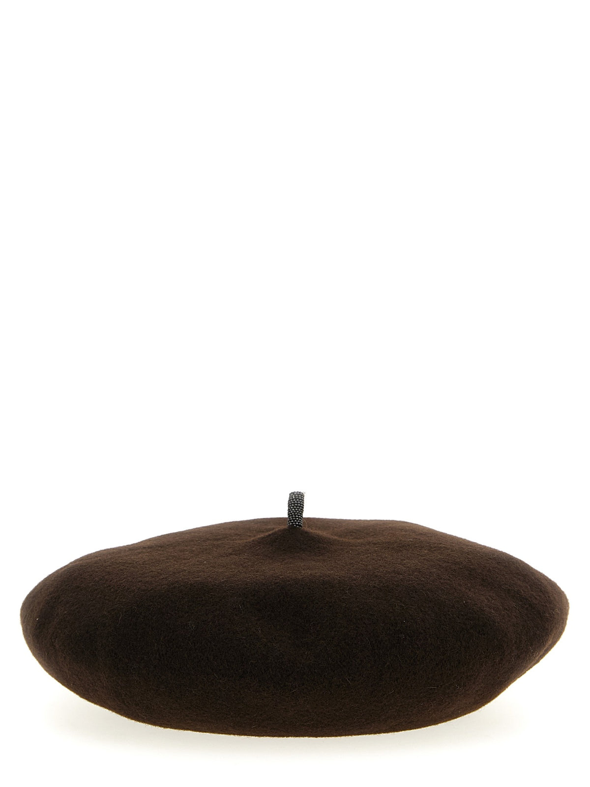 Brunello Cucinelli Precious Detail Beanie Brown