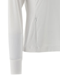 Brunello Cucinelli Precious Half Zip Sweater White