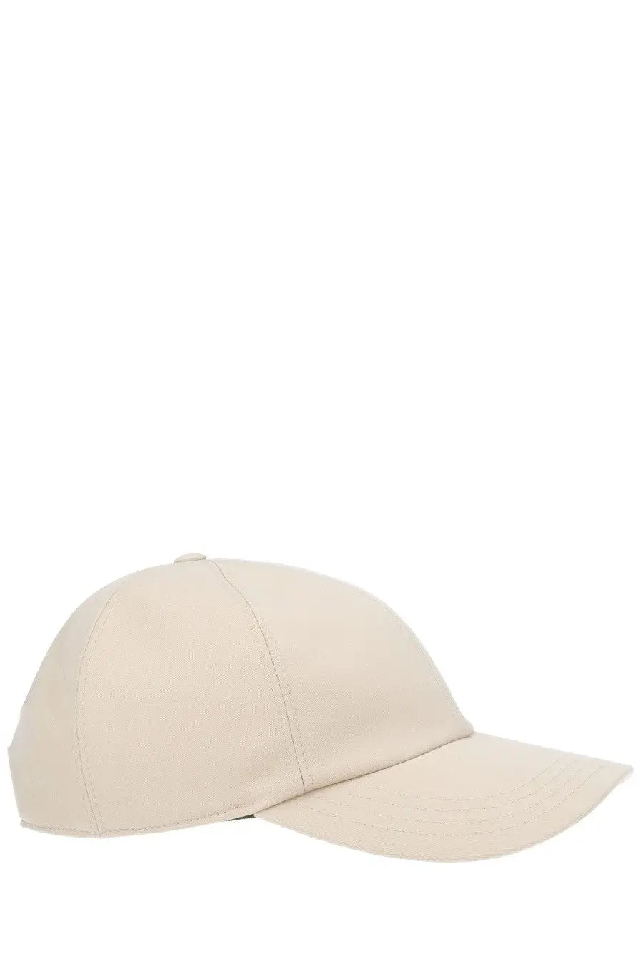 Beige Premiata men’s baseball hat with structured crown and curved brim for casual outdoor wear