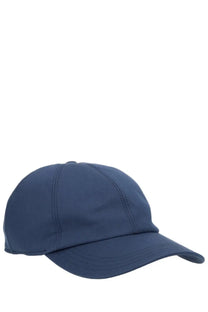 Navy blue Premiata men’s baseball hat with structured crown and curved brim made for casual wear