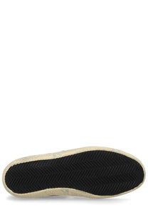 Premiata men’s sneaker david brown with black rubber herringbone sole and beige gum midsole characteristic of golden goose