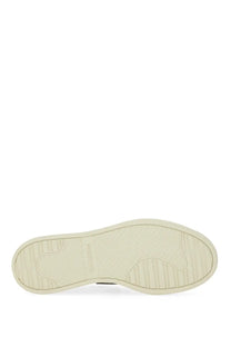 Cream-colored rubber sole with minimalist texture and subtle branding on the back of premiata women’s micol sneaker white