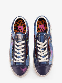 Vans Men's Premium Old Skool Sneakers Blue, view 5