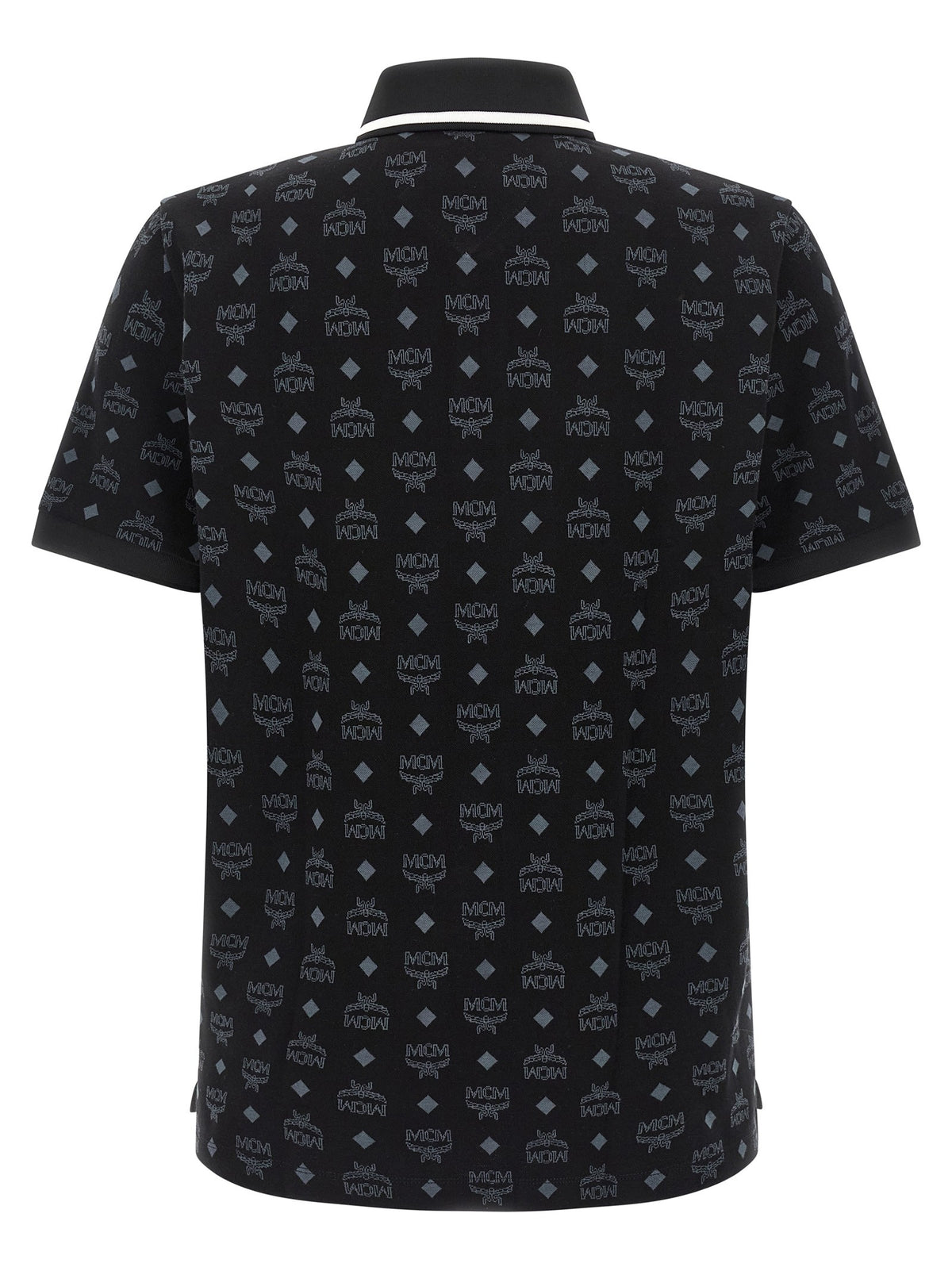 MCM Press Polo Shirt Black