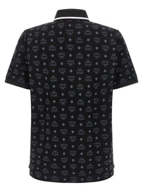 MCM Press Polo Shirt Black