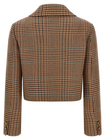 ETRO Prince of Wales Blazer Brown