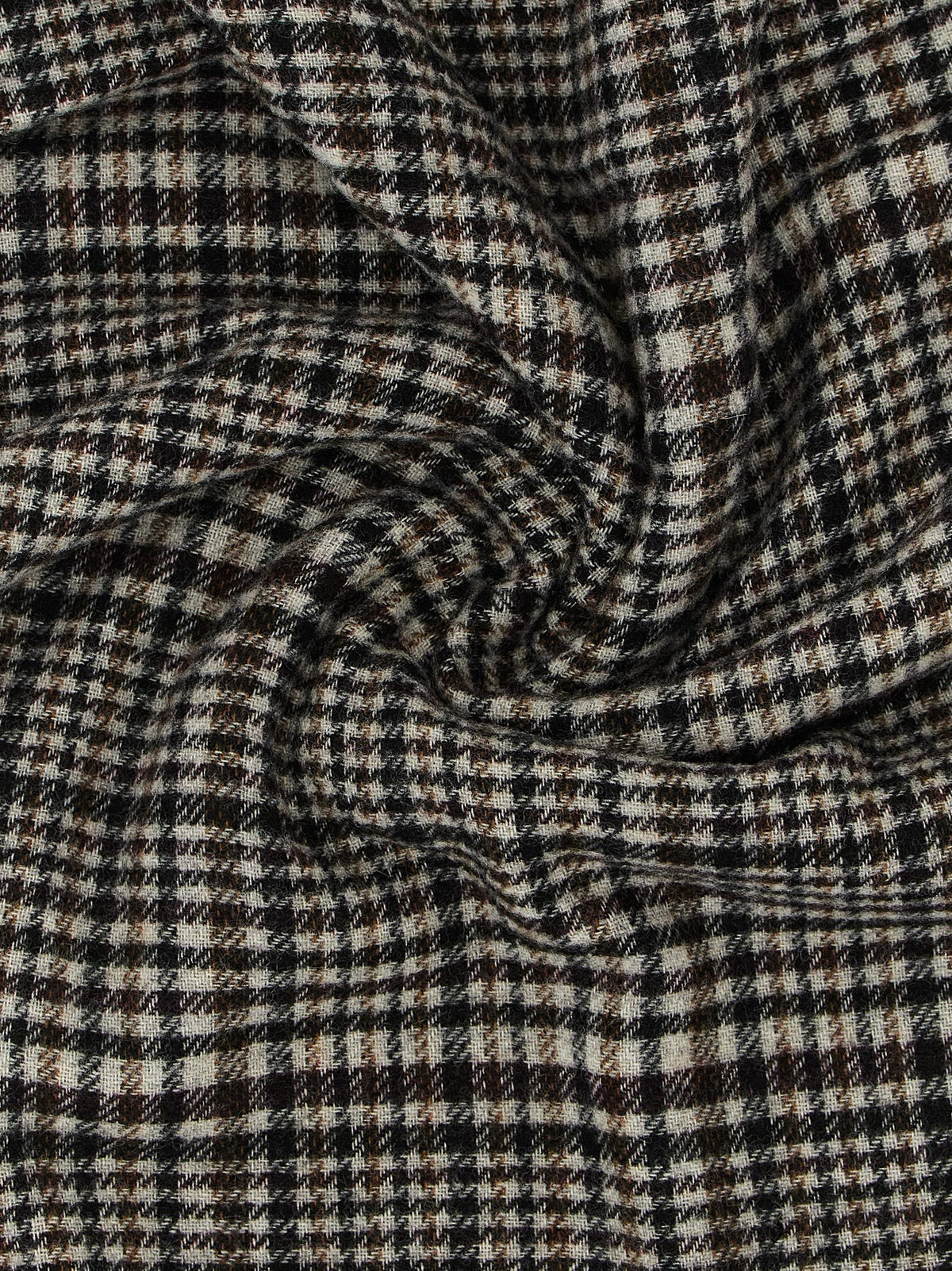 Brunello Cucinelli Prince of Wales Cashmere Scarf Gold
