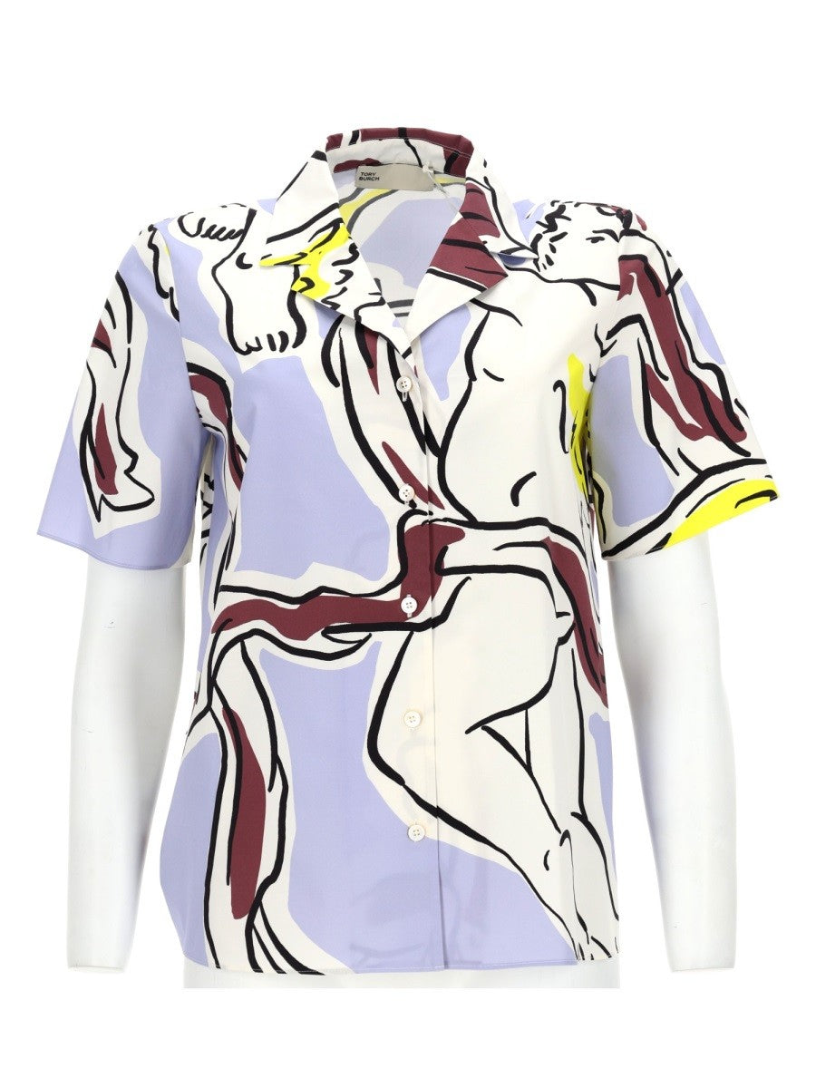 Tory Burch Women's Printed Shirt Multicolor