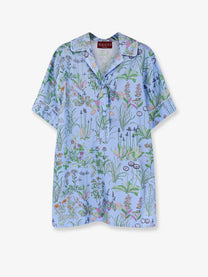 Gucci Women's Silk Blouse Blue