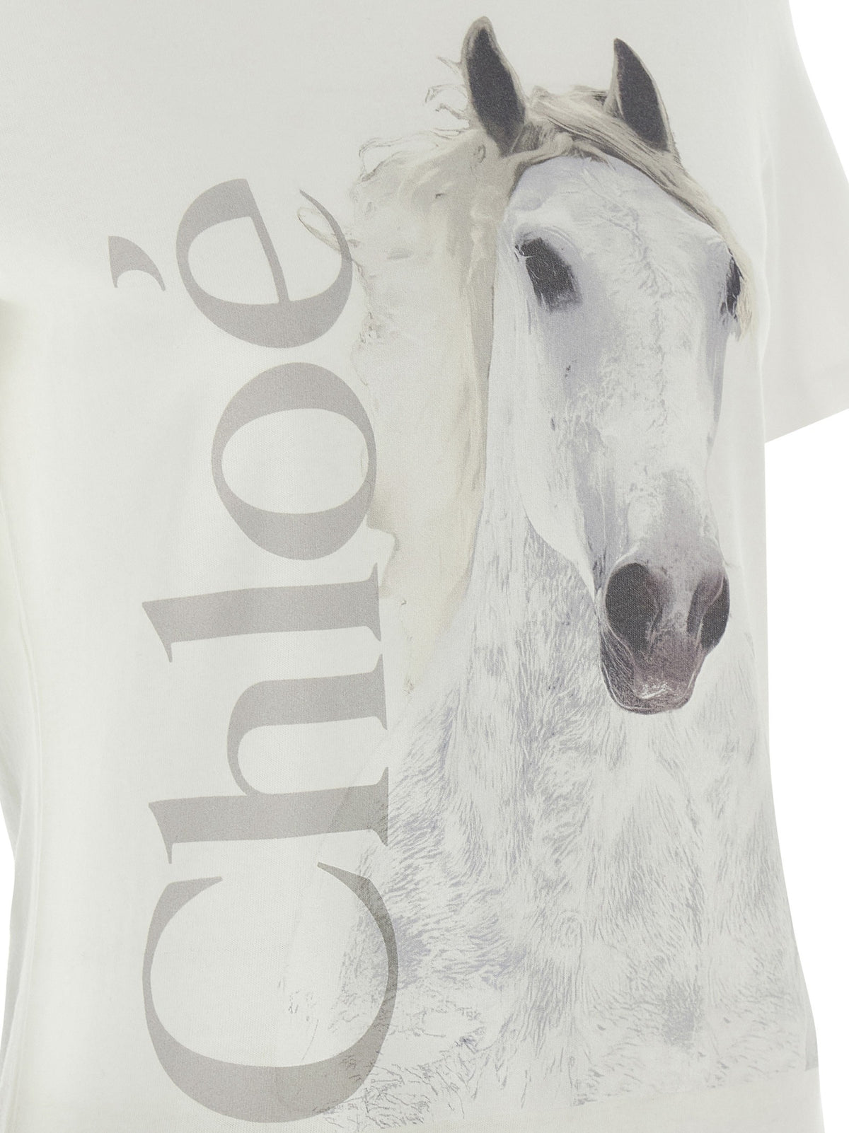 Chloé Printed Shirt White