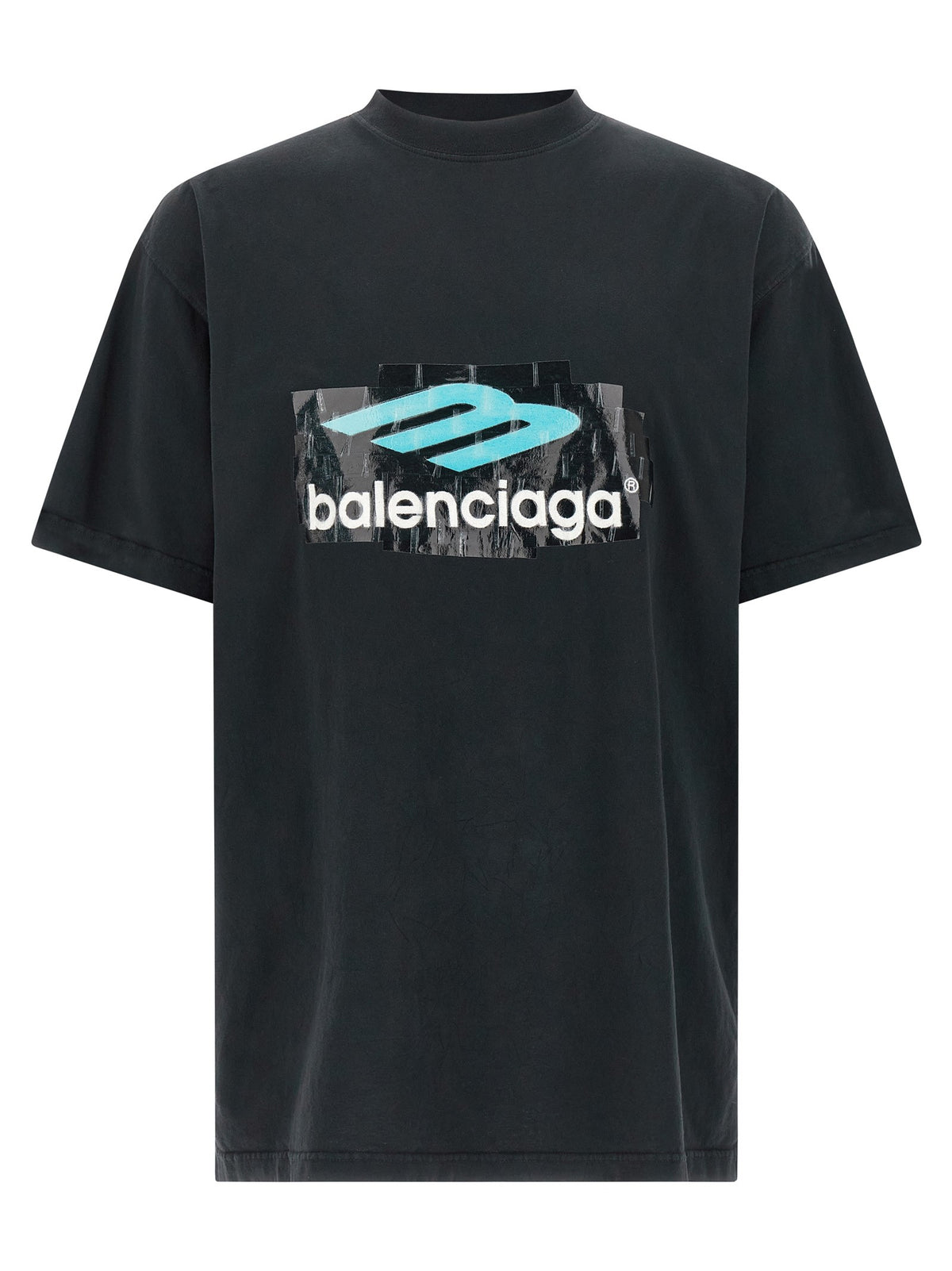 Balenciaga Printed Shirt Black