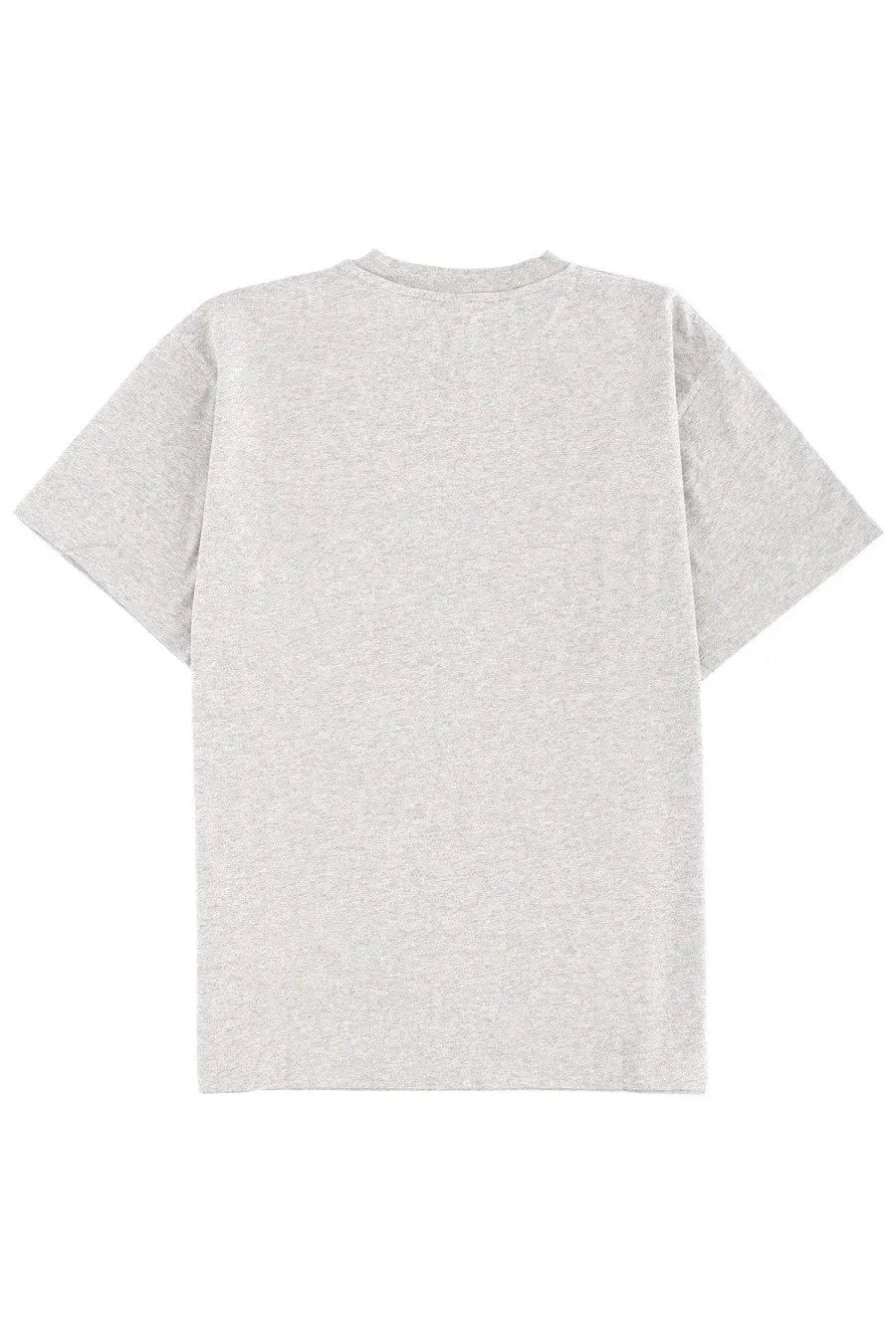 A heather gray no problemo unisex shirt with short sleeves and a classic crew neck made of soft cotton