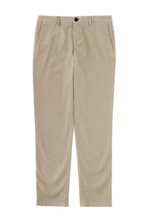 Ps By Paul Smith men’s brown khaki chino pants with classic straight-leg cut and button closure