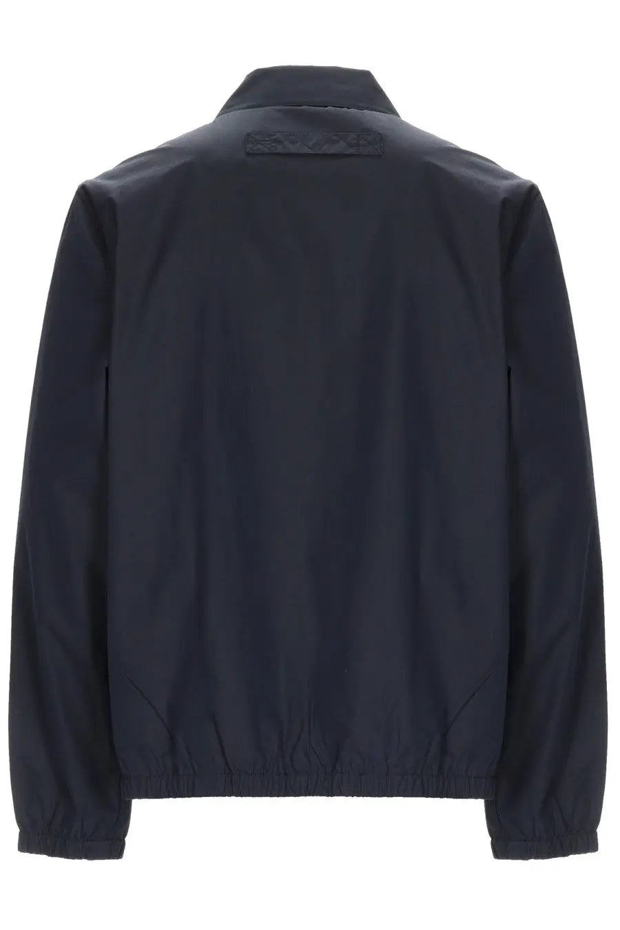 Ps by paul smith men’s giacca con zip blue dark navy blue nylon jacket with collar and elasticated cuffs