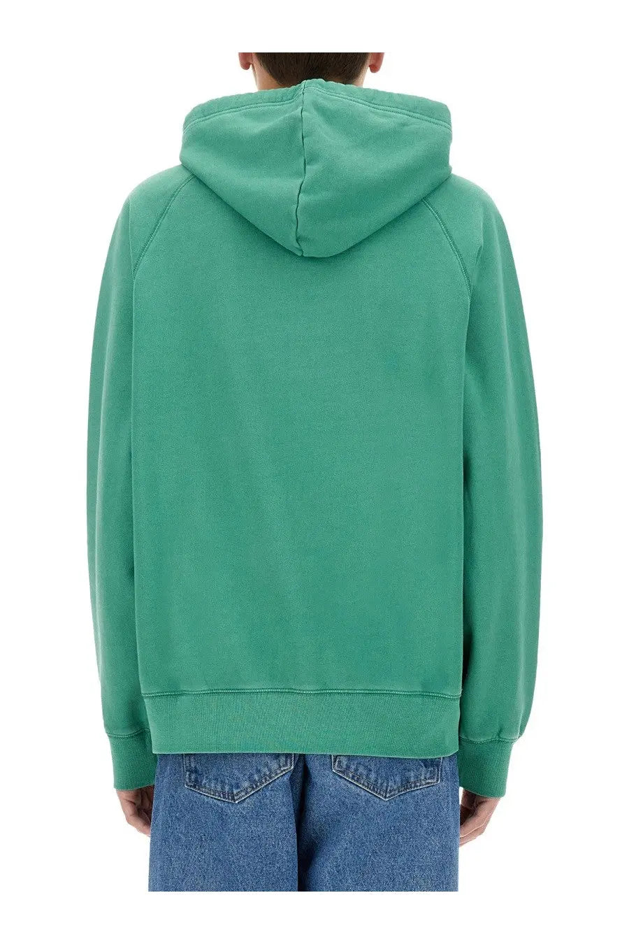 Ps by paul smith men’s happy hoodie green soft mint green with hood ribbed cuffs and hem casual sweatshirt