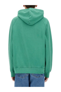 Ps by paul smith men’s happy hoodie green soft mint green with hood ribbed cuffs and hem casual sweatshirt