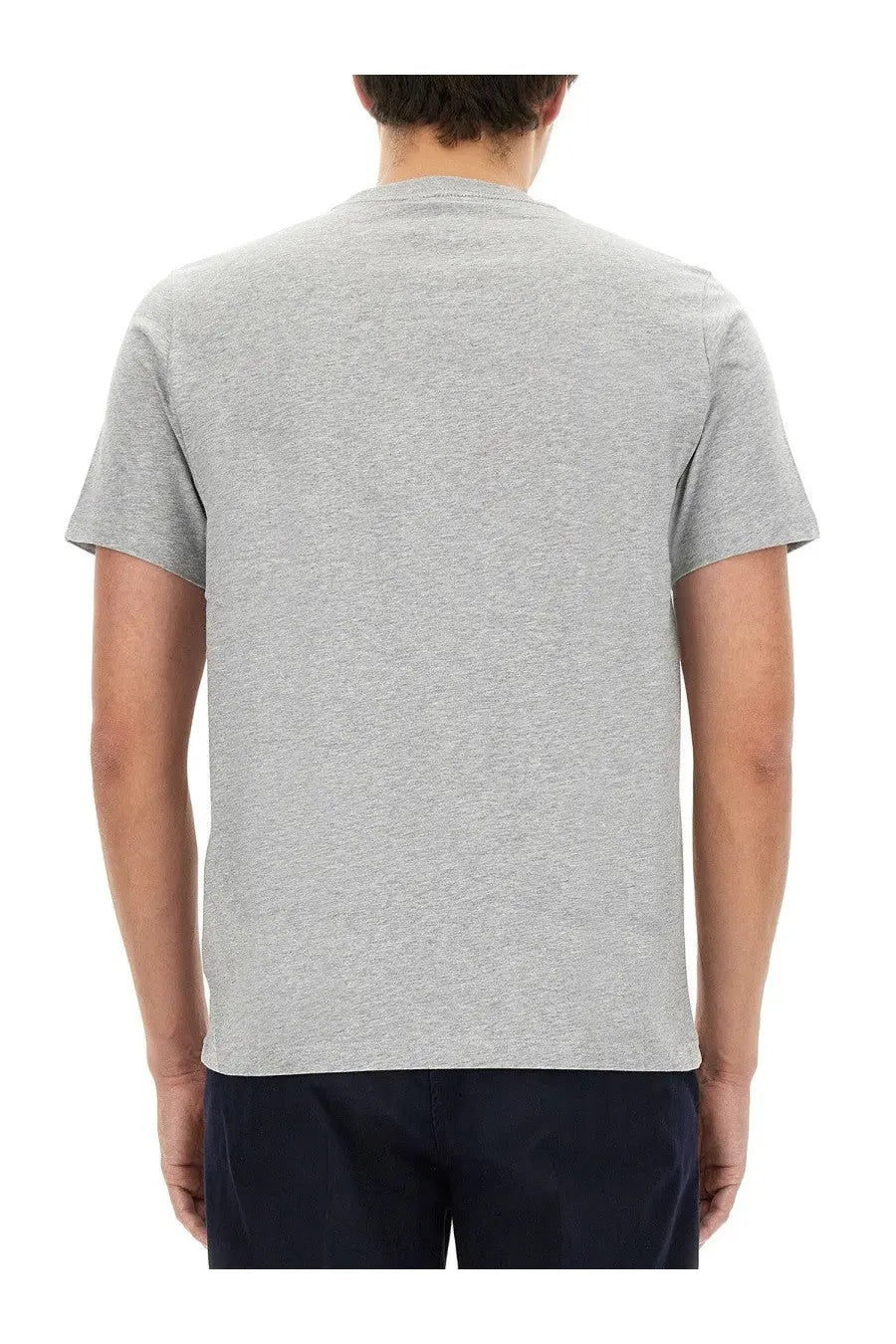 Ps by Paul Smith men’s regular fit heather gray short-sleeved crew neck t-shirt in soft cotton material