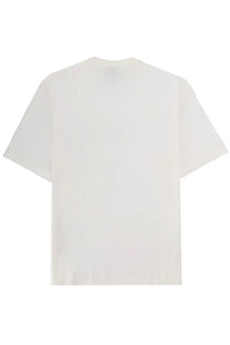 Ps by paul smith men’s white cotton t-shirt with relaxed fit and short sleeves in eclipse white color