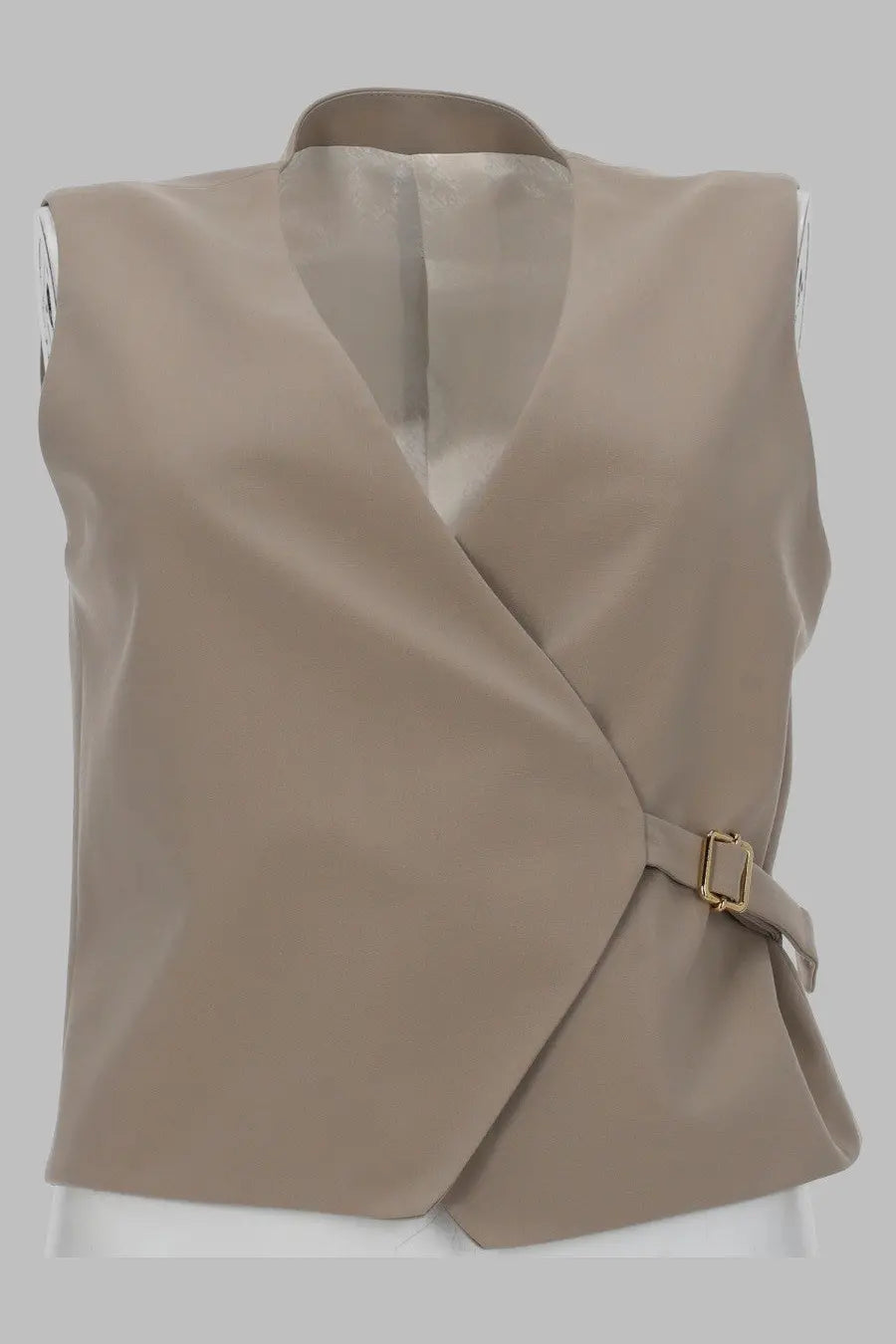 Pt Torino Women's Gilet Angela in Lana Brown