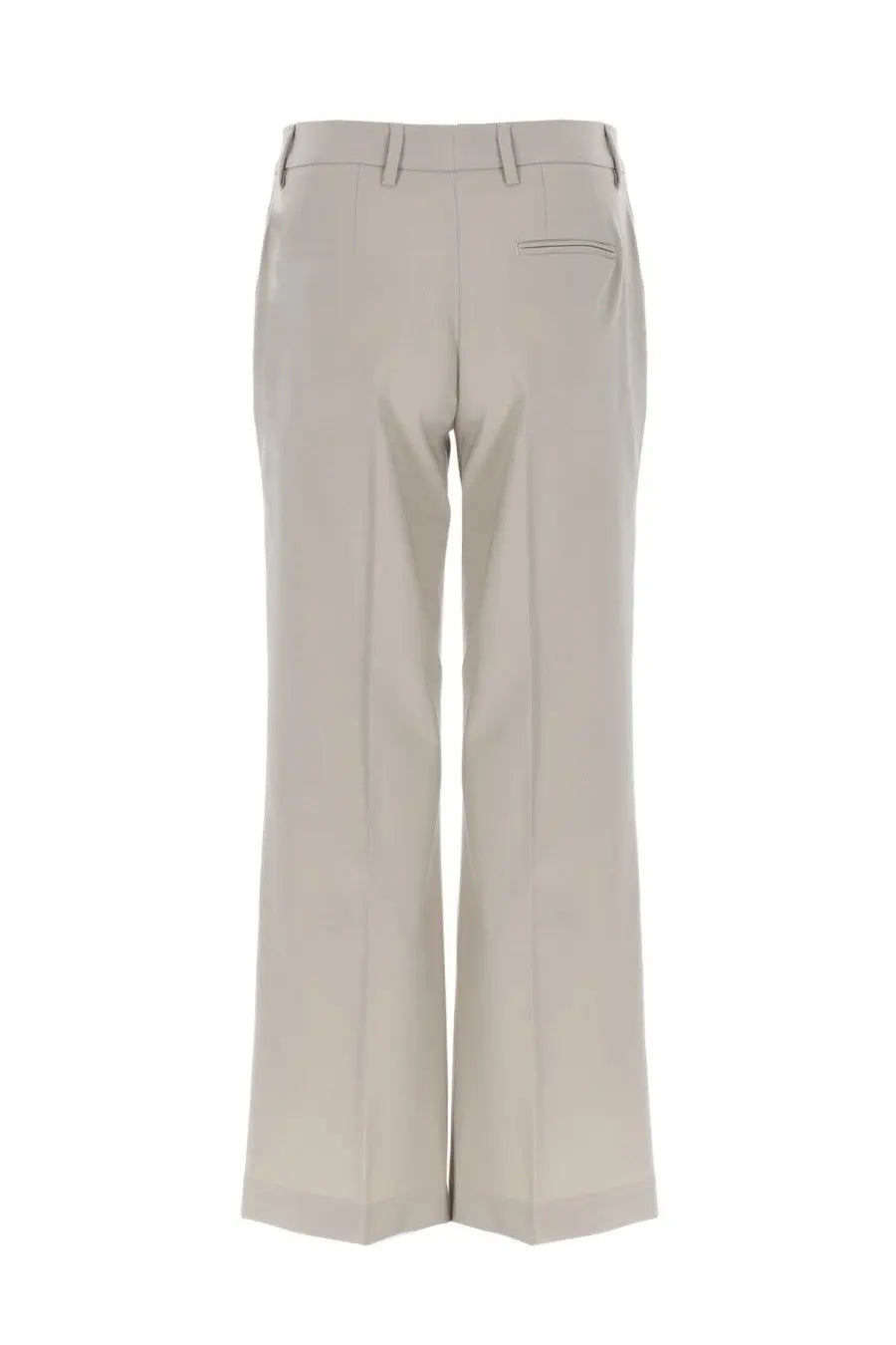 Pt Torino women’s pantalone jodie beige wide-leg trousers with sleek tailored fit and subtle stitching details