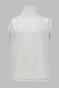 Pt Torino Women's Top Anita in Georgette White