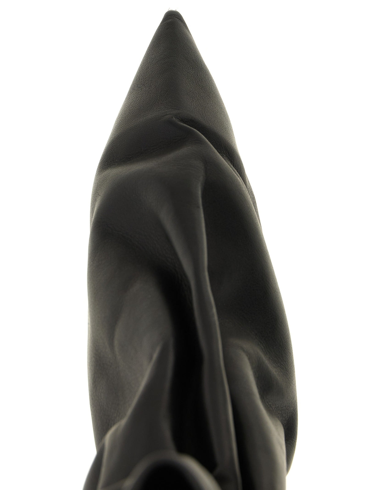 Rick Owens Pull on Cuffed Taquito Ankle Boots Black