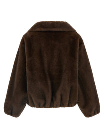 Parosh Bomber Jacket Brown