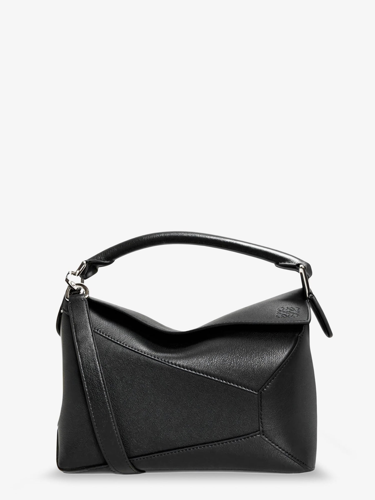Loewe Women's Puzzle Edge Leather Handbag Black