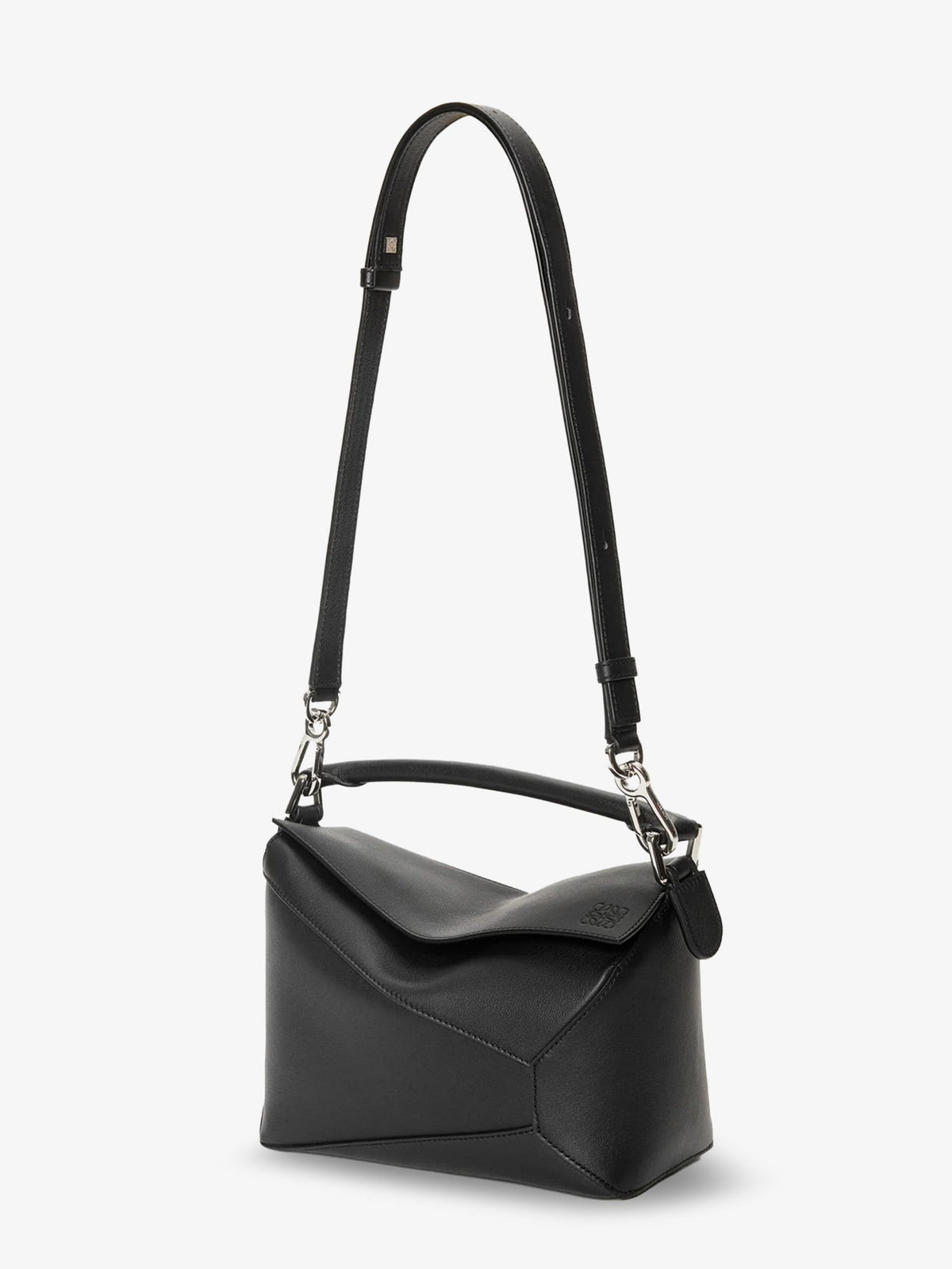 Loewe Women's Puzzle Edge Leather Handbag Black