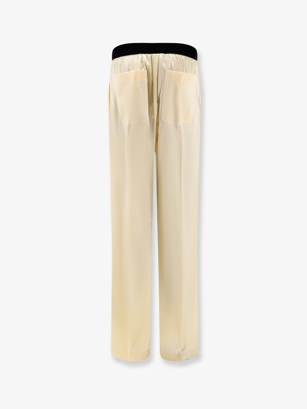 Tom Ford Women's Pyjamas Stretch Satin Trousers Yellow