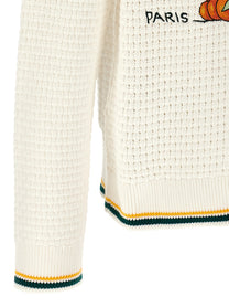 Casablanca Pyramide Doranges Cardigan White