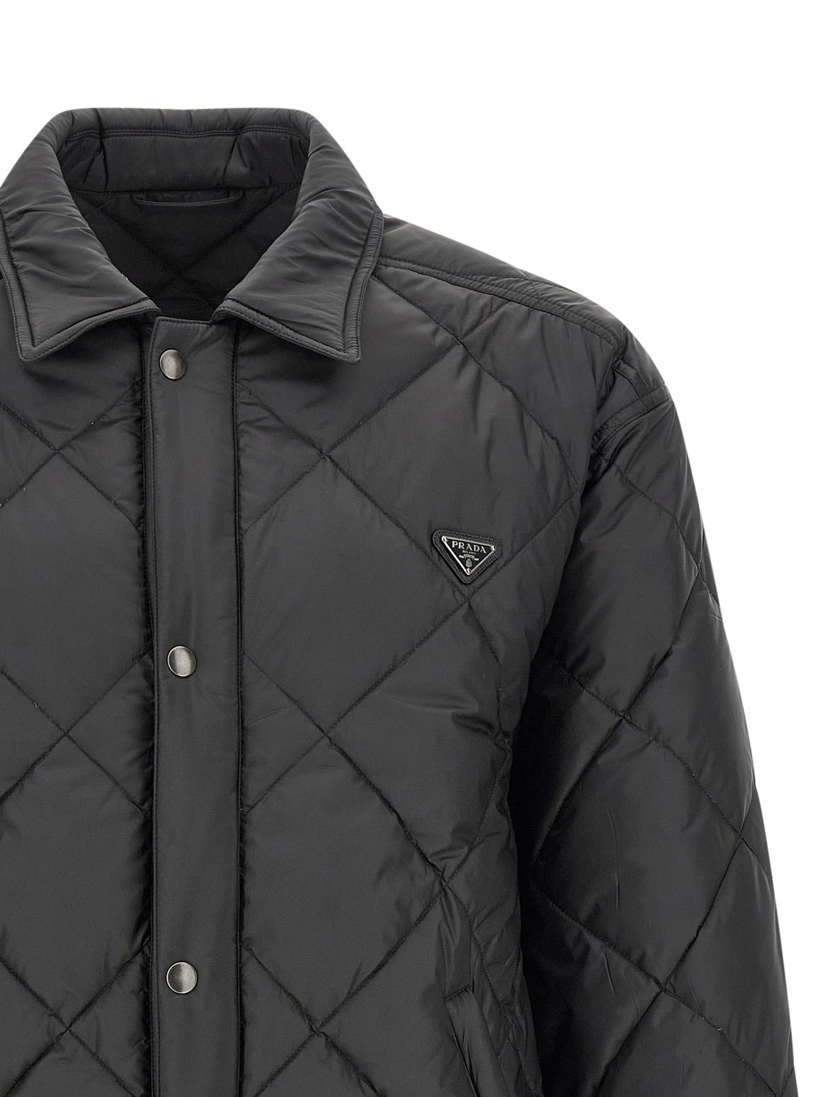 PRADA Quilted Down Jacket Black