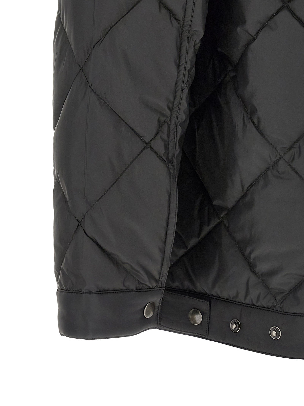 PRADA Quilted Down Jacket Black
