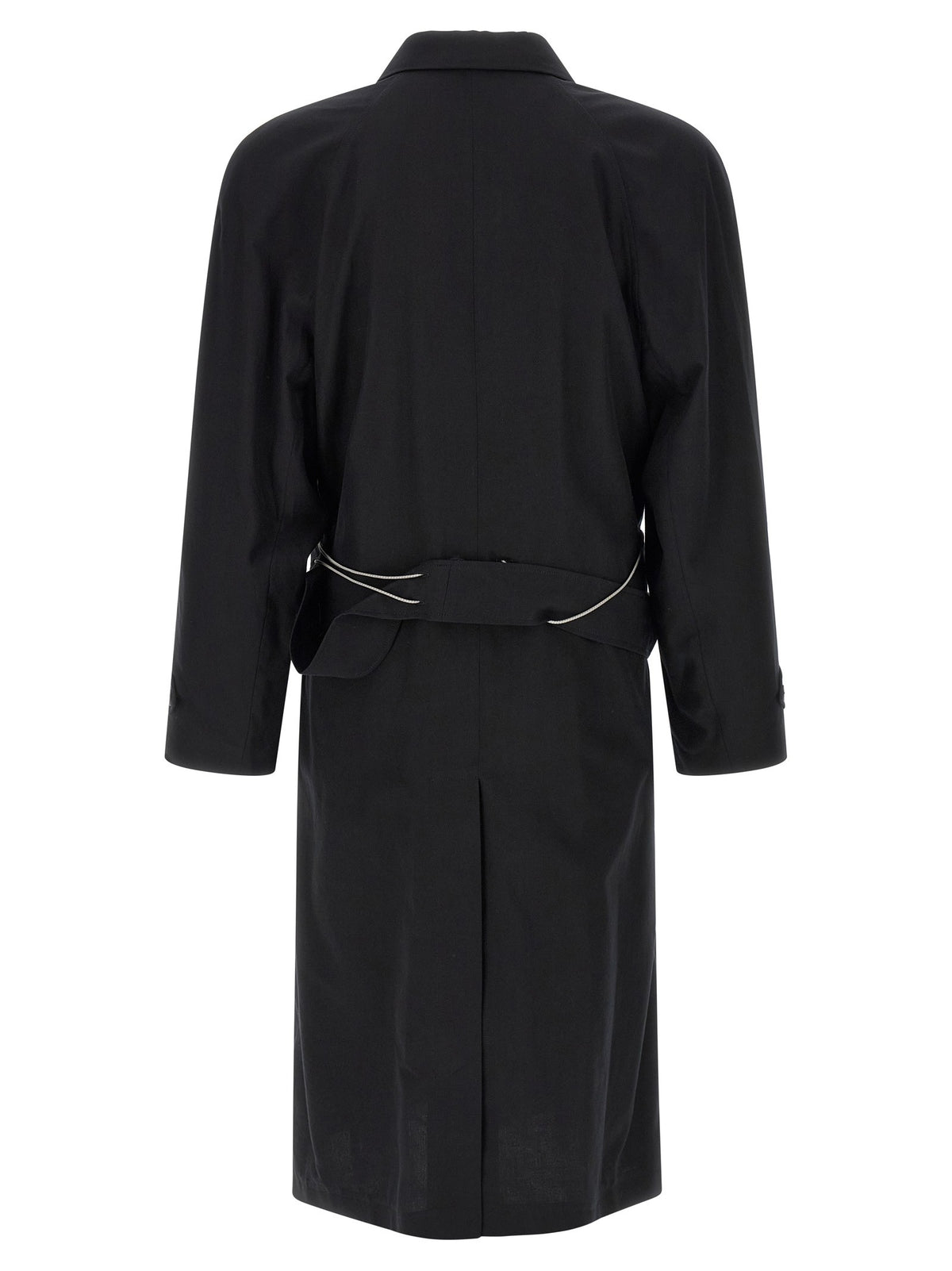 Magliano Raglan Chic Realease Trench Coat Black