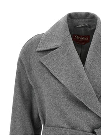 Max Mara Studio Ravenna Coat Grey, view 3
