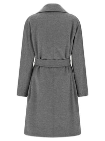Max Mara Studio Ravenna Coat Grey, view 2