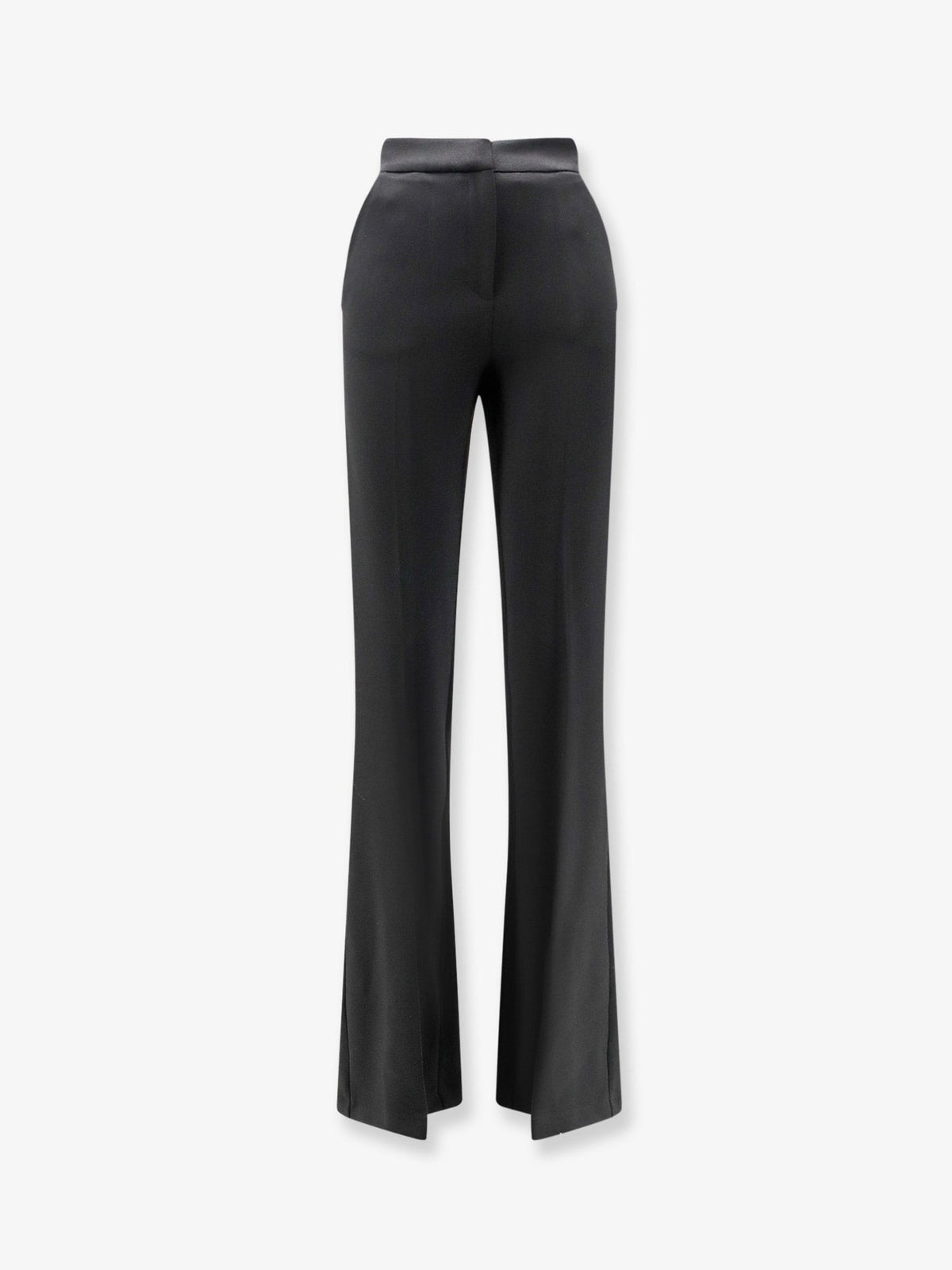 Actualee Women's Rayon Blend Trousers Black