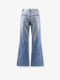 Tonywack Men's Re Cut Flared Cotton Jeans Blue
