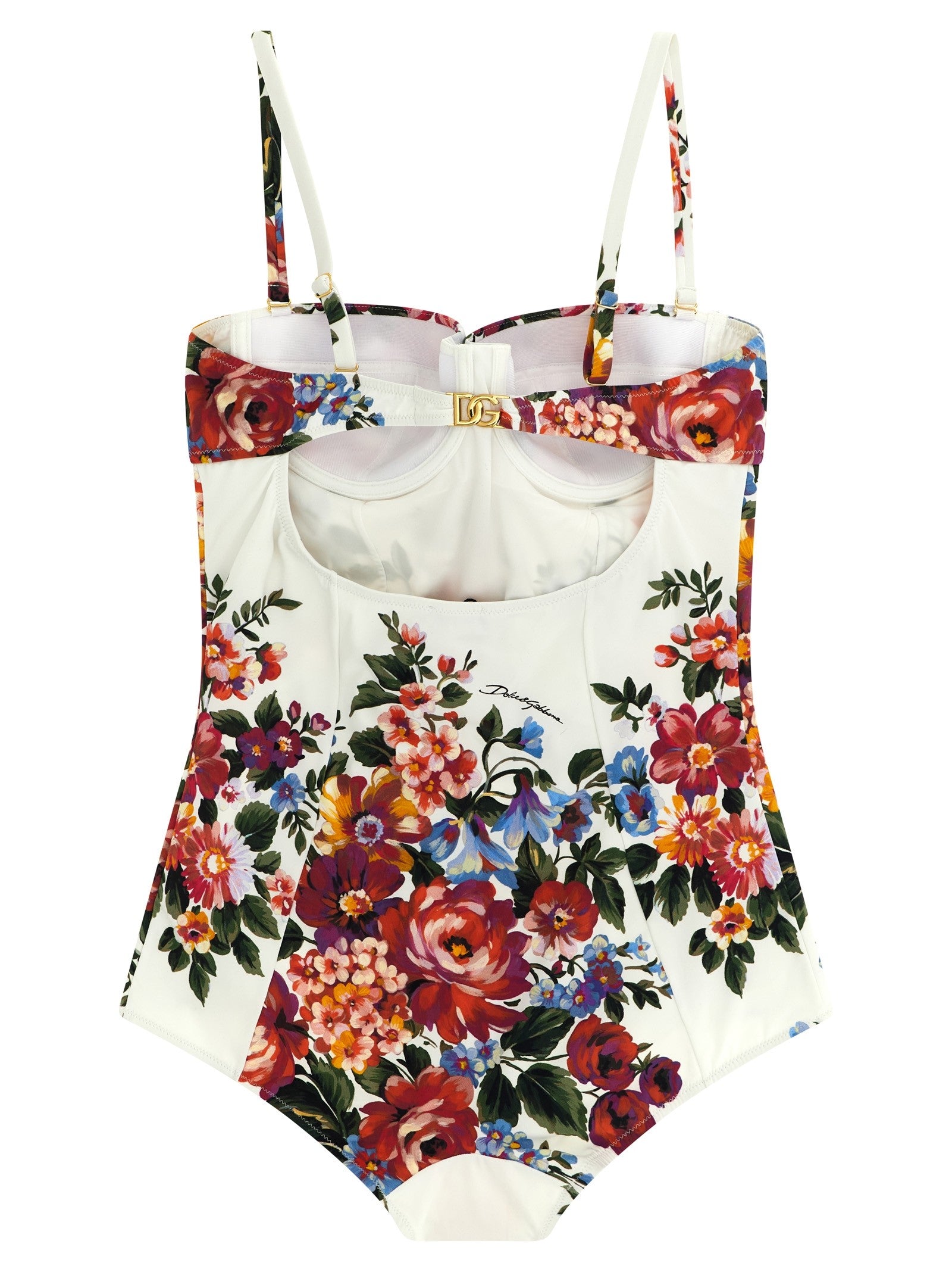 Dolce &amp; Gabbana Women's Re Edition One Piece Swimsuit White