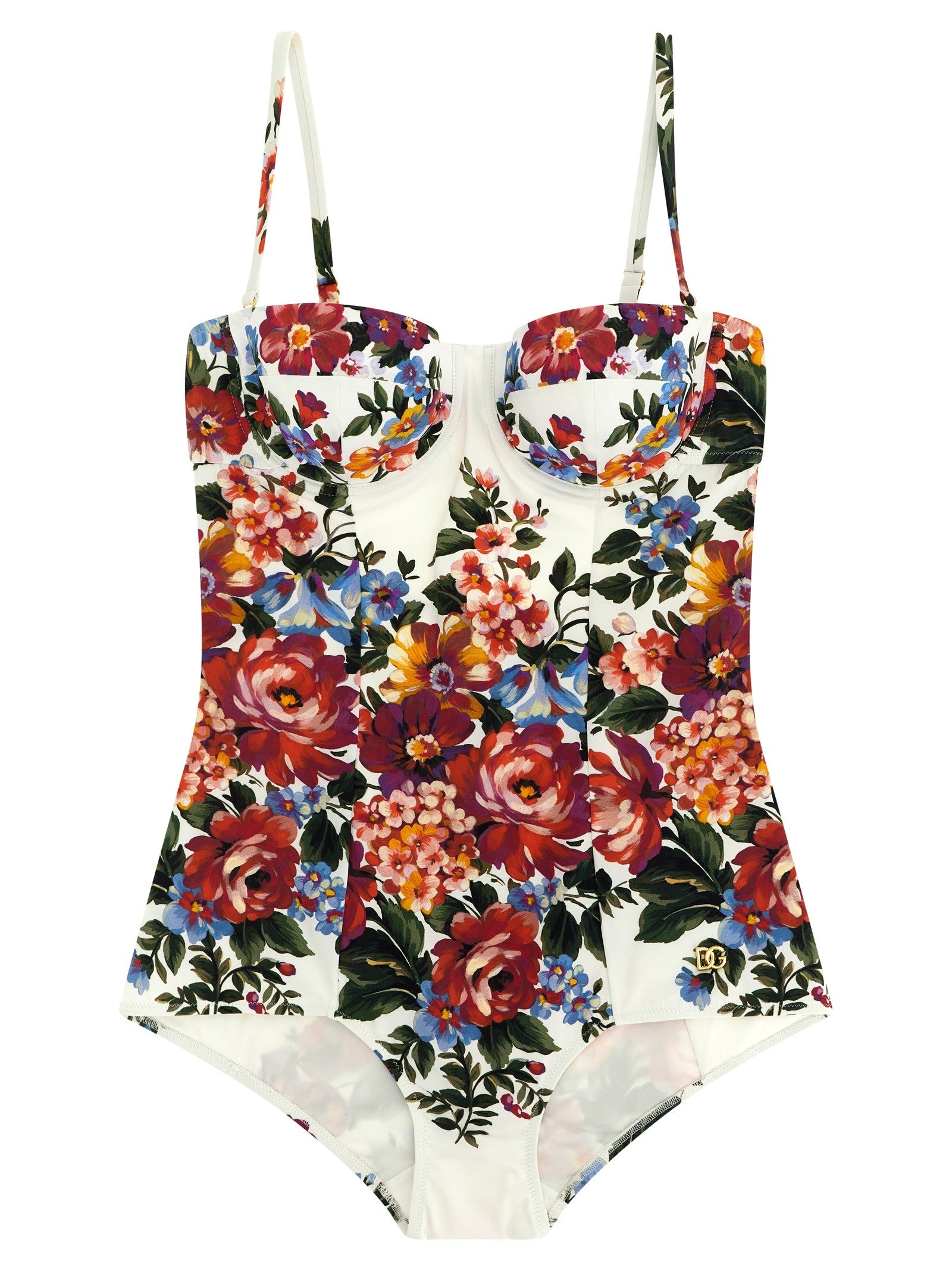 Dolce &amp; Gabbana Women's Re Edition One Piece Swimsuit White