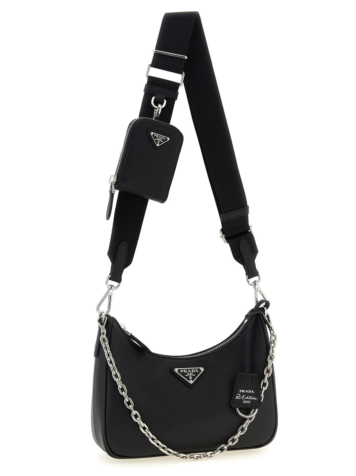 PRADA Re Edition Crossbody Bag Black