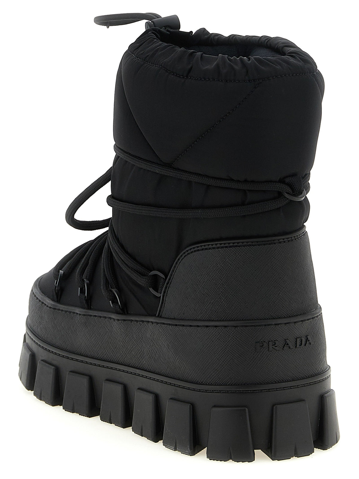PRADA Re Nylon Ankle Boots Black