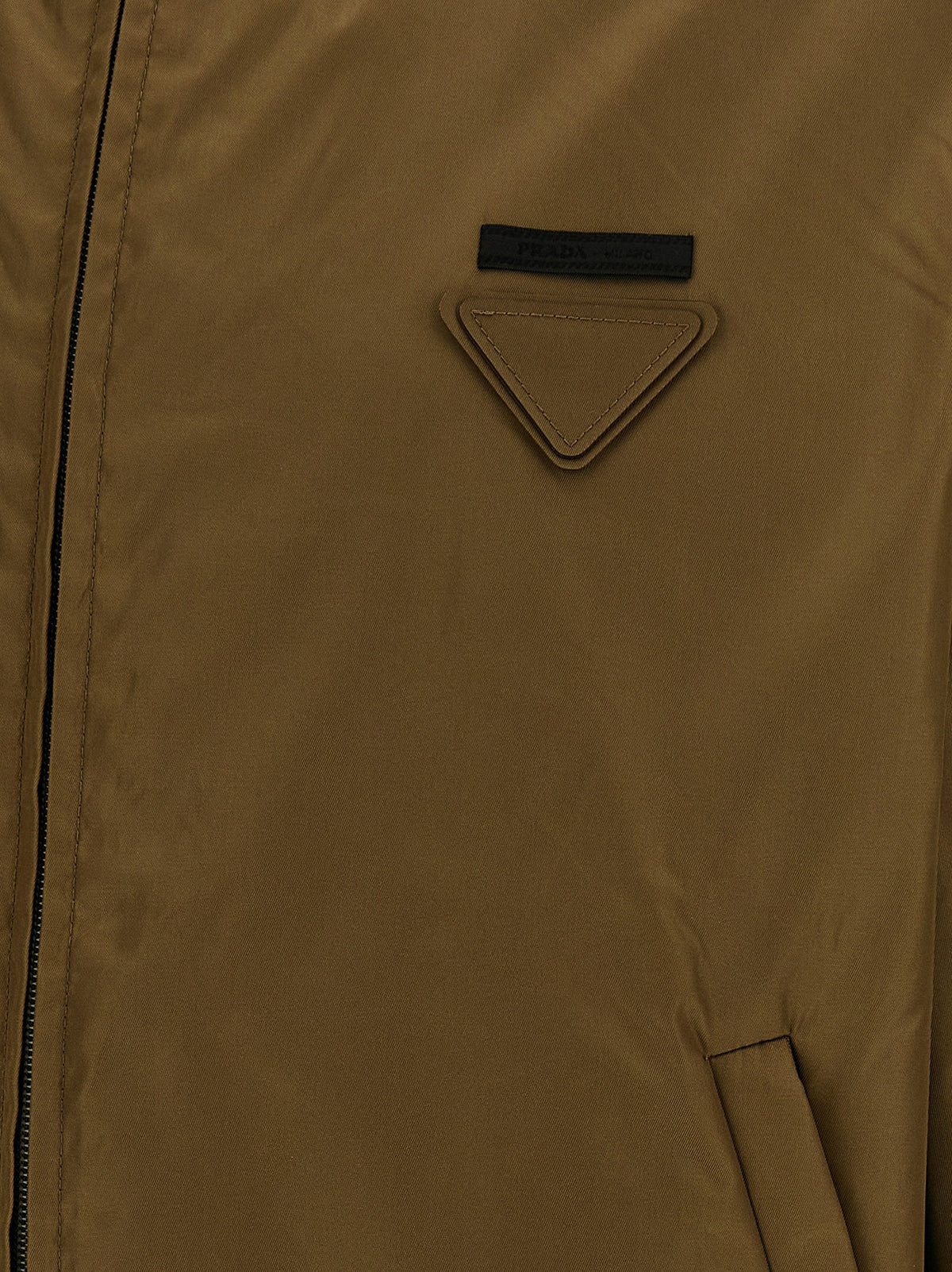 PRADA Re Nylon Anorak Green